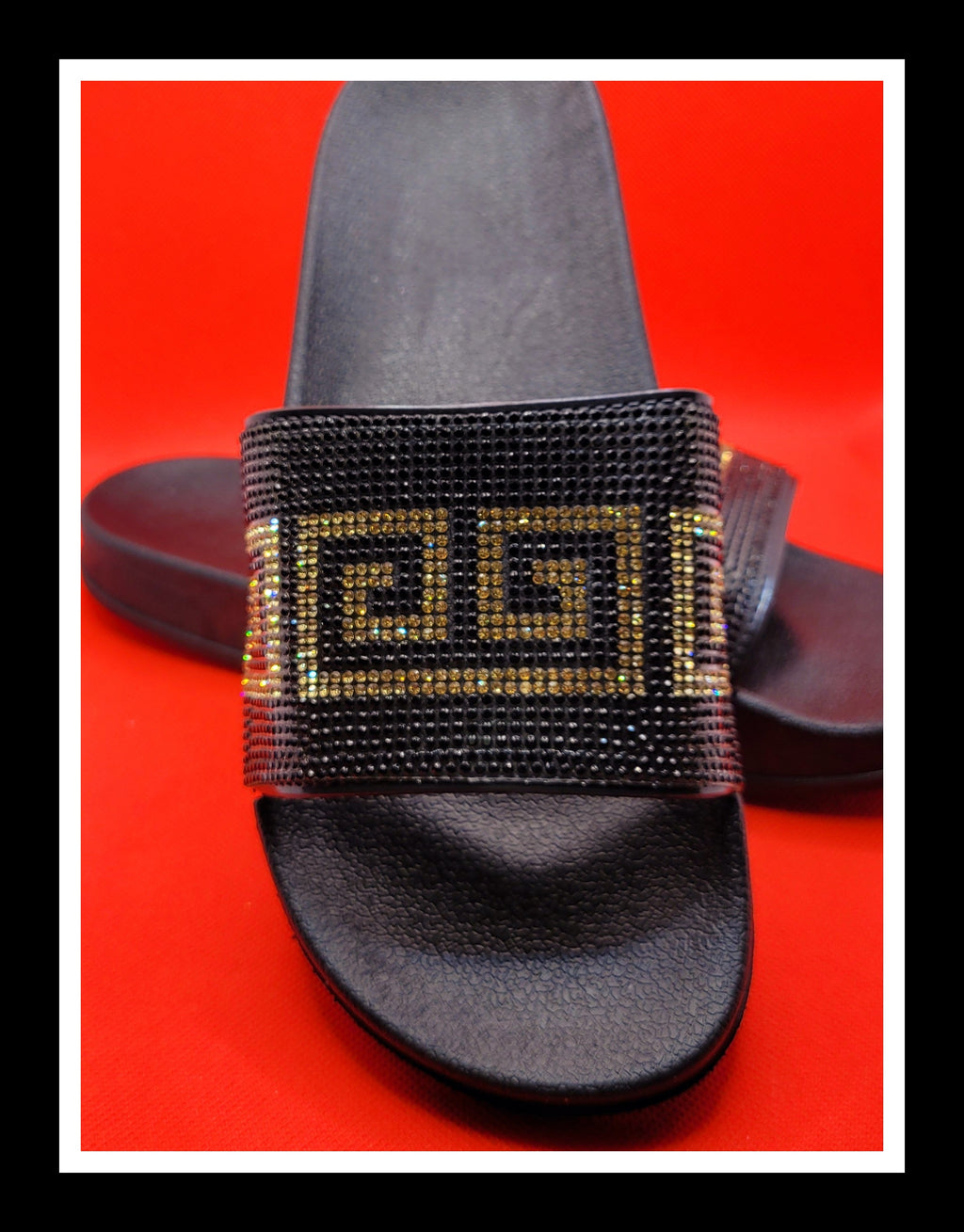 Greek designer inspired (V) slides - VERSACE