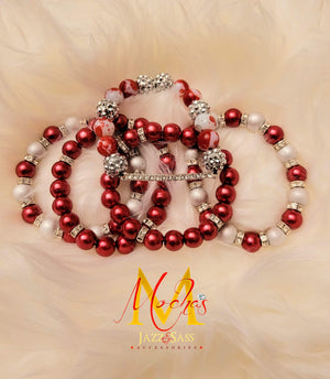 Mochas Arm Candy ( M.A.C ) Custom Stretch Bracelets MochaBerry